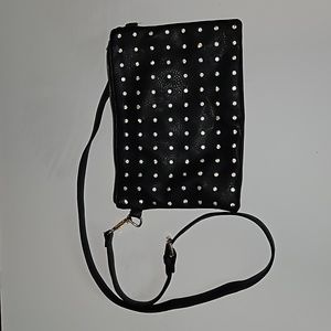 Black with Dimonds crossbody purse.